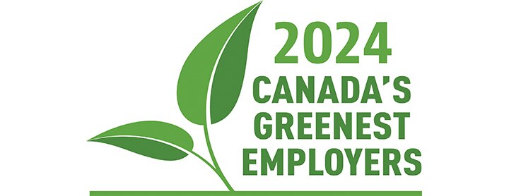Logo for Canada's Greenest Employer Award for 2023.
