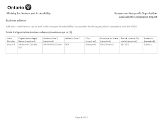 Certificat de conformité 2026 (en anglais seulement)