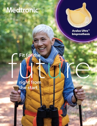 Overview of the features and clinical benefits of the Avalus Ultra aortic valve for advanced patient care.