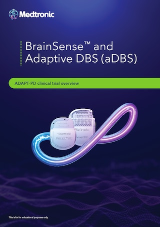 Clinical overview summarizing the ADAPT-PD study evaluating safety effectiveness and patient outcomes of adaptive deep brain stimulation therapy