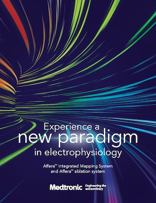 Brochure presenting the integrated Affera mapping and ablation system, software and catheter technologies.