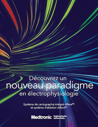 Brochure presentant le systeme integre de cartographie et d'ablation Affera, les logiciels et les technologies de catheter.