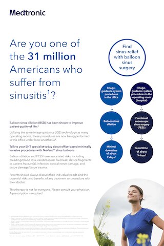 Download the chronic rhinosinusitis patient office poster.