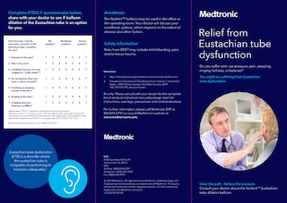 Download the eustachain tube balloon patient brochure.