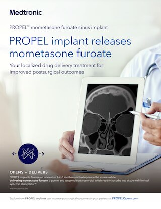 PROPEL™ mometasone furoate sinus implant leaflet.