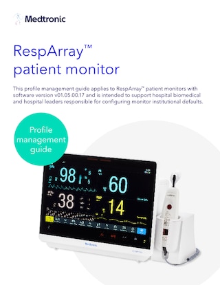 Guide: RespArray™ Profile Management