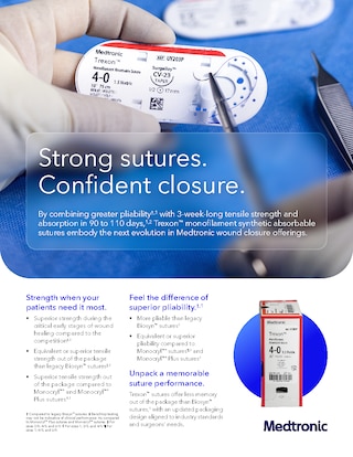 Trexon™ Monofilament Absorbable Suture Information Sheet