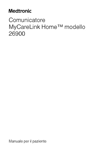 MyCareLink Home 26900 - Manuale