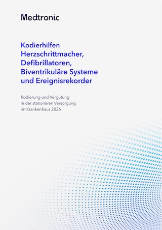 Kodierhilfen Herzschrittmacher, Defibrillatoren, Biventrikuläre Systeme und Ereignisrekorder - Kodierung und Vergütung in der stationären Versorgung im Krankenhaus 2026