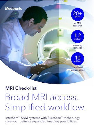 Read more about patient safety and technician convenience for MRI scans on InterStim™ system patients.