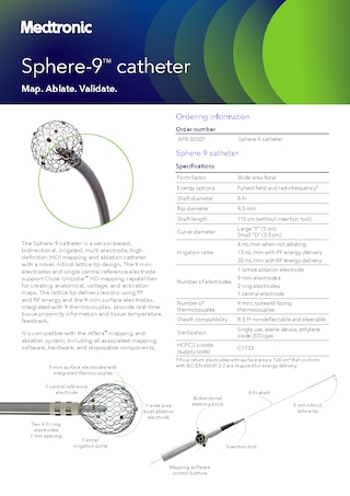 Download the Sphere-9 Specification Sheet to read more details on the product. 