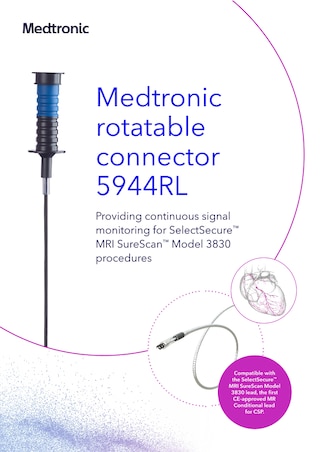View this brochure on the benefits of the Medtronic™ rotatable connector 5944RL.