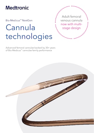 Digital brochure about Medtronic's Bio-Medicus™ NextGen cannula.