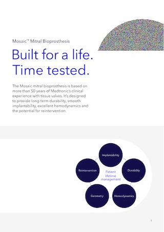 Mosaic Mitral Valve Patient Lifetime Management Brochure