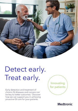 Brochure about Medtronic's endoscopy products, focusing on early detection.