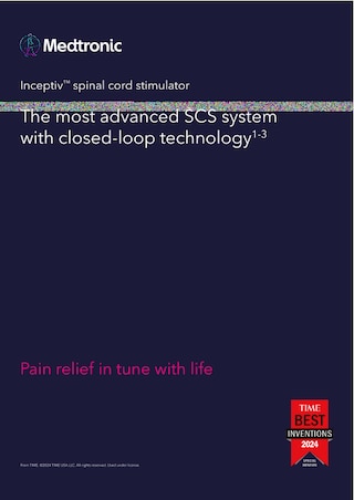 Inceptiv™ spinal cord stimulation brochure for HCP