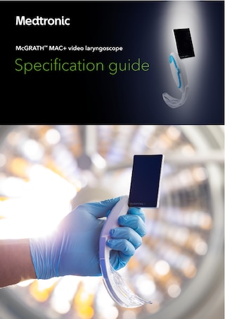 McGRATH MAC+ Laryngoscope Specifications Guide