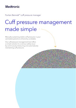 Puritan Bennett™ cuff pressure manager brochure