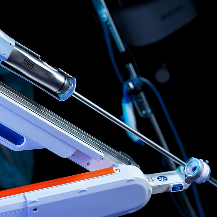 This is an image of the Hugo™ RAS 3-D HD endoscope.