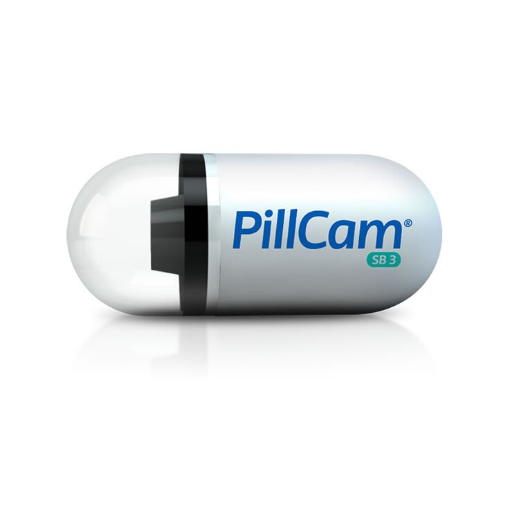 PillCam SB 3 System on white background with logo