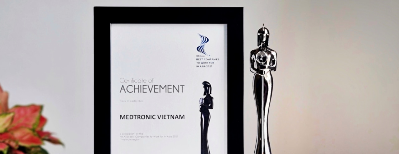 Medtronic Việt Nam đáp ứng đầy đủ các tiêu chí về sự gắn kết, có các chính sách nhân sự và đãi ngộ, cùng các hoạt động kết nối nội bộ.